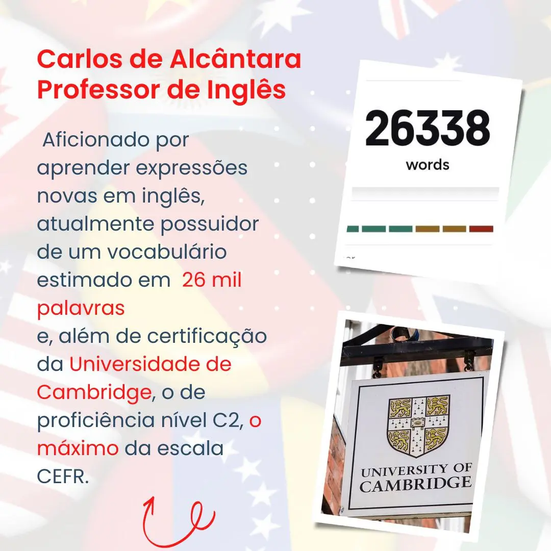 Experiência do professor de inglês
